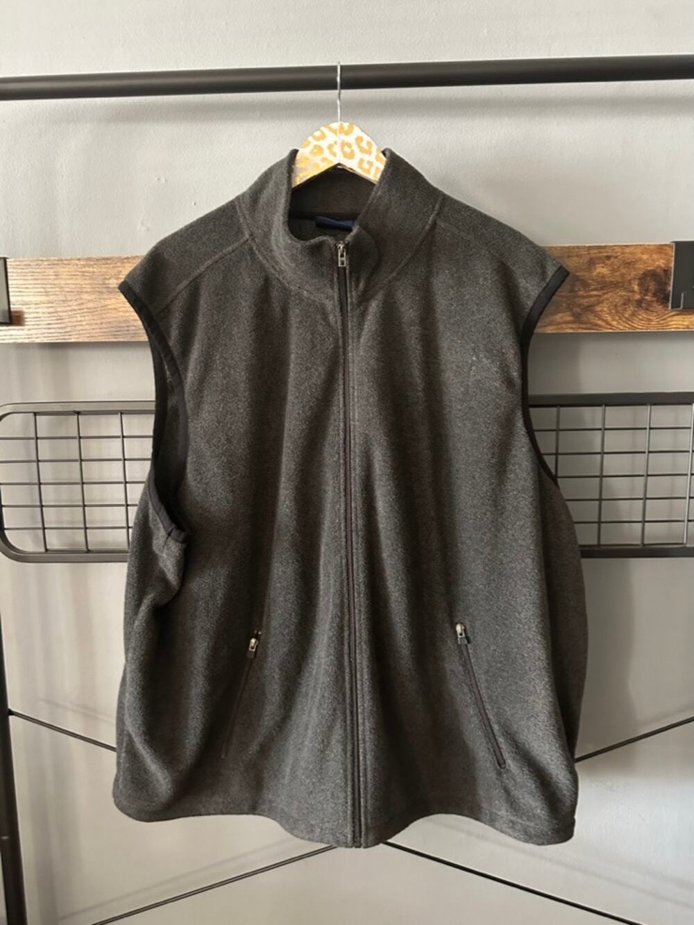 Croft & Barrow Fleece Gray Vest | Size XXL